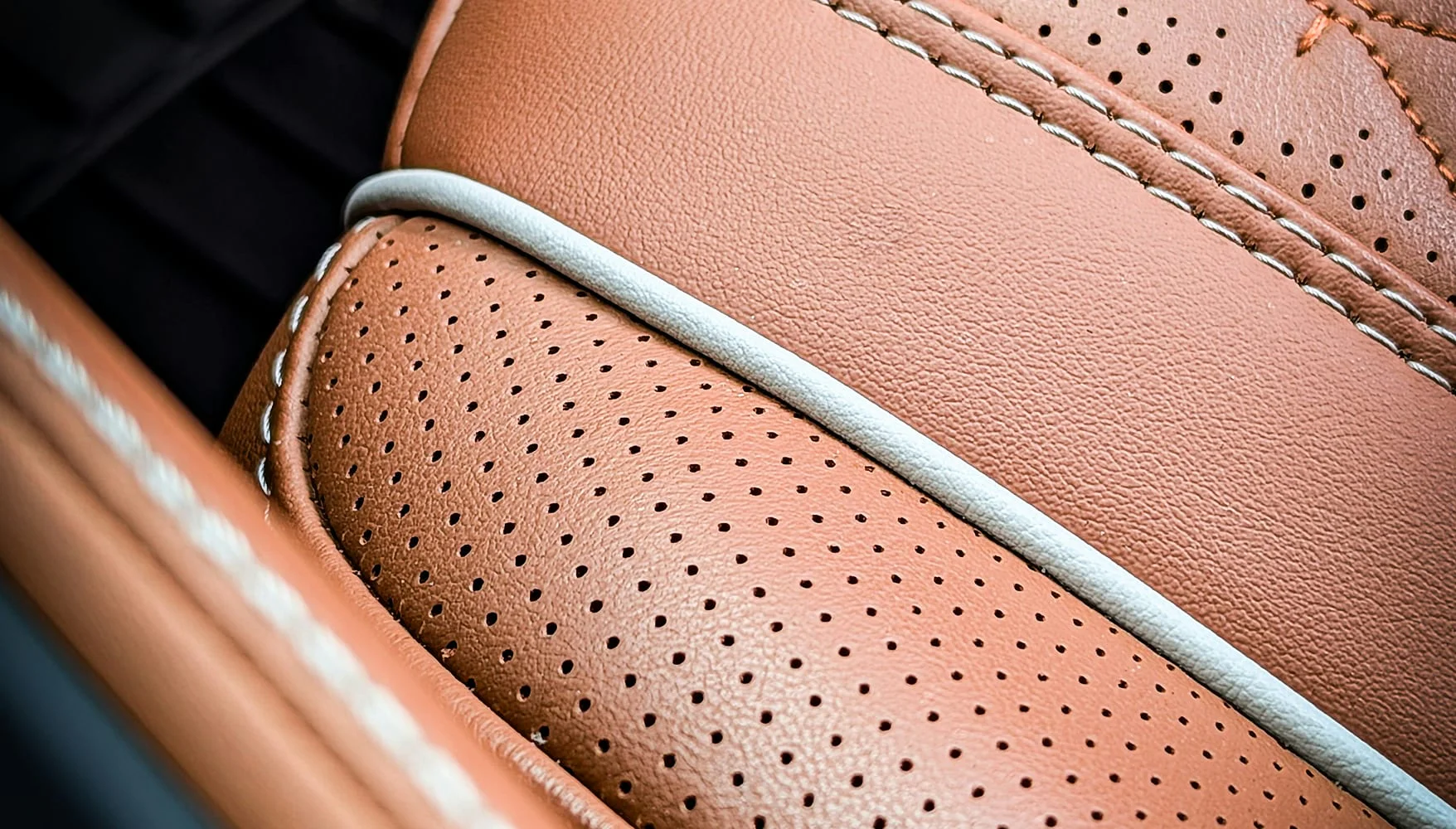 Leather seat detailing